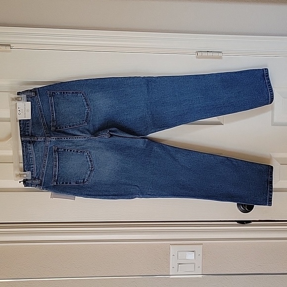 NWT Oat New York high rise straight crop pants NWT Size 26 - Picture 3 of 4